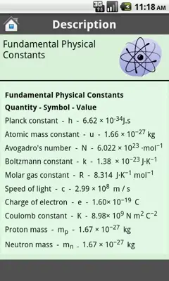 Physics Formulas (Free) android App screenshot 0