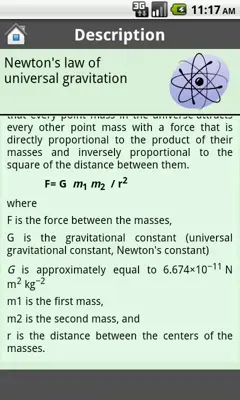 Physics Formulas (Free) android App screenshot 1